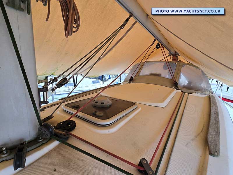Deck aft