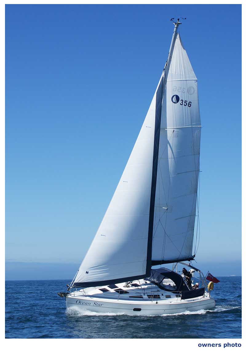 Owners photos under sail