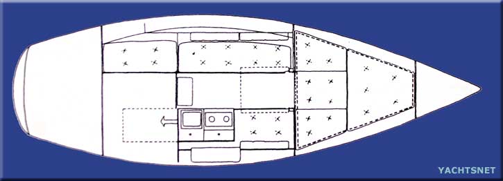 Albin Express accommodation plan