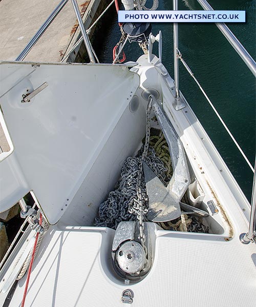 Windlass and anchor locker