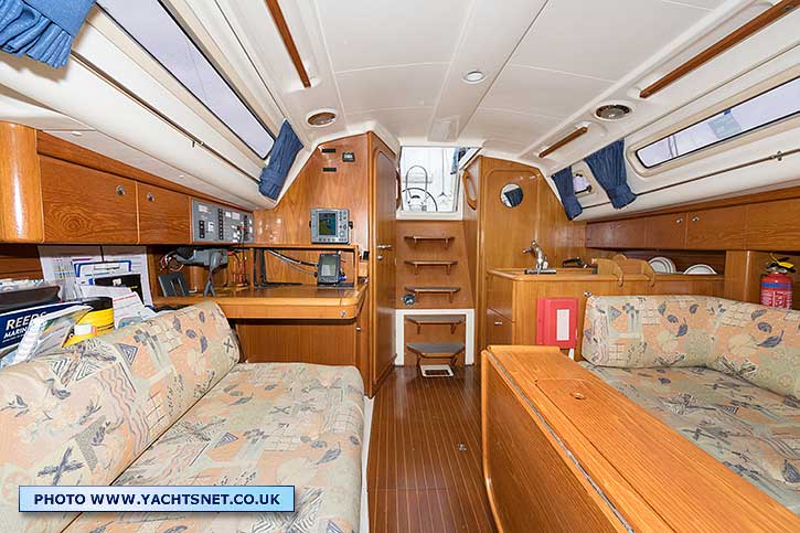 Saloon looking aft