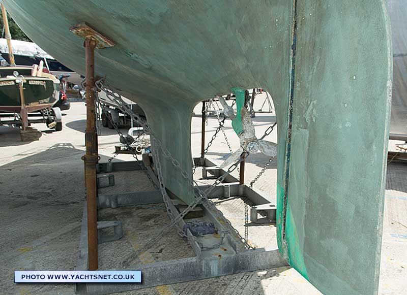Keel and rudder