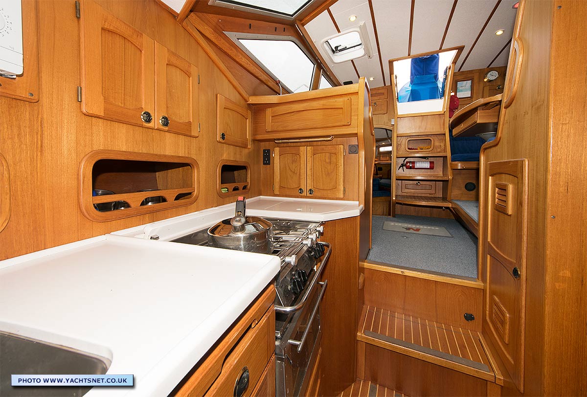 Galley aft