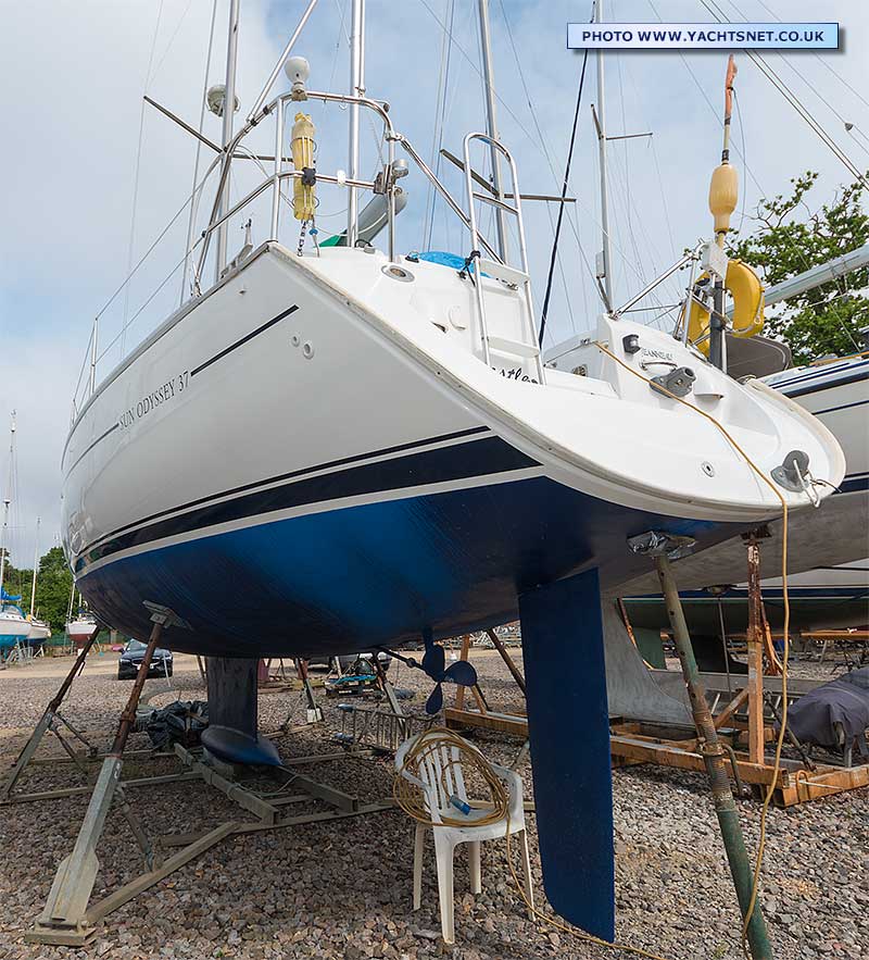 Ashore June 2025 - Sun Odyssey 37 for sale