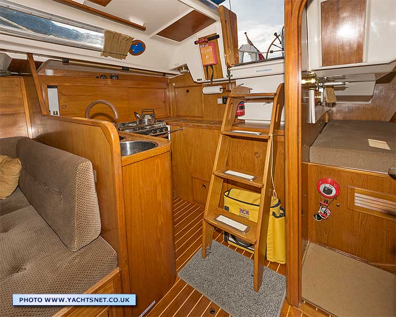 Companionway and galley